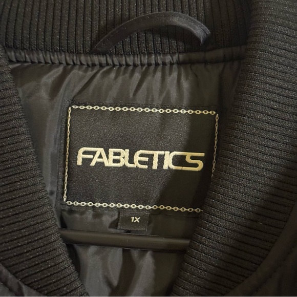 Fabletics Women's Iconic Oversized Bomber Jacket Black XL/XXL - Picture 10 of 13